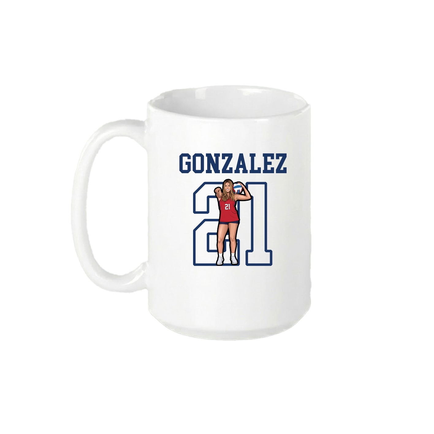 15oz Coffee Mug — Shirsey in White