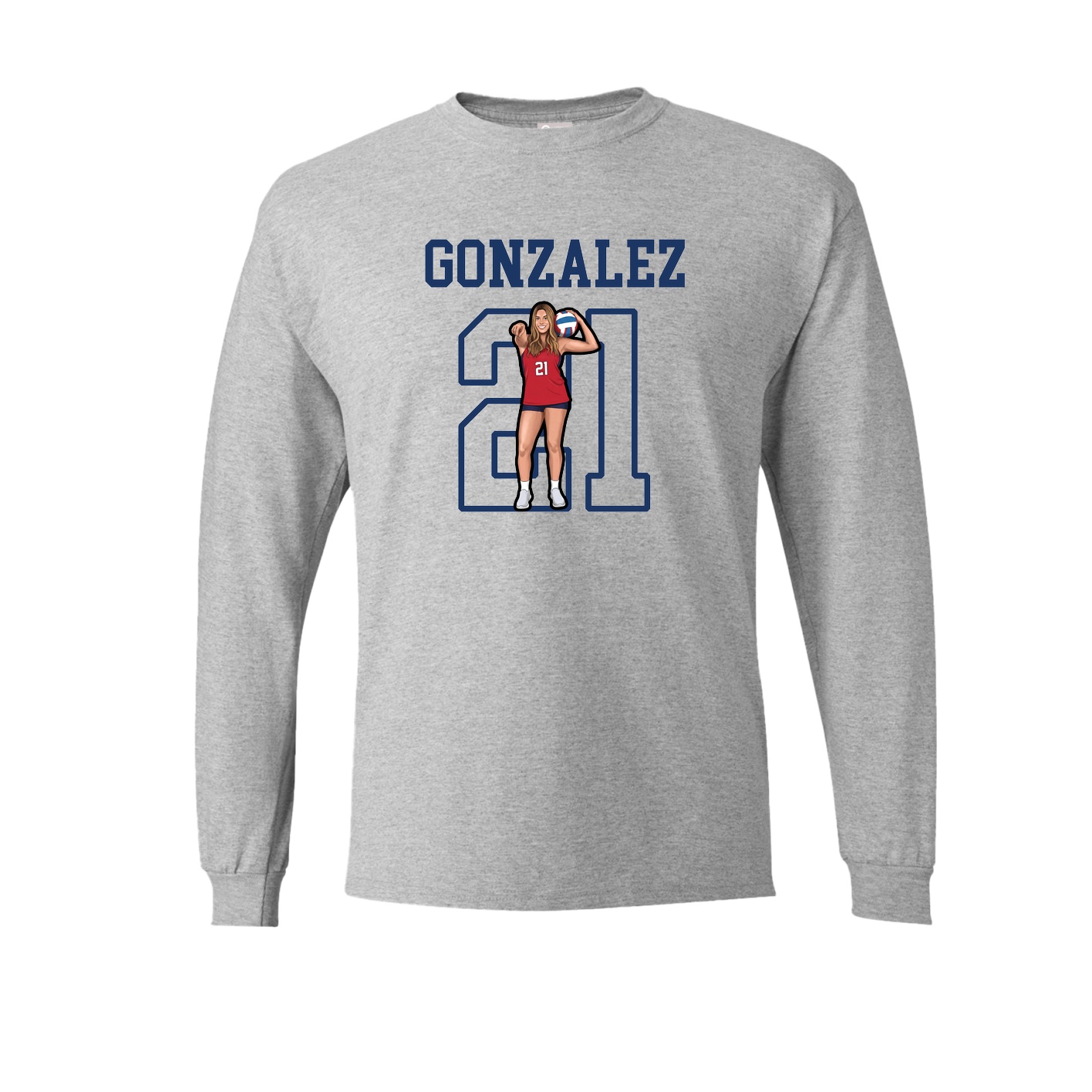 Long Sleeve Tee — Shirsey in Grey