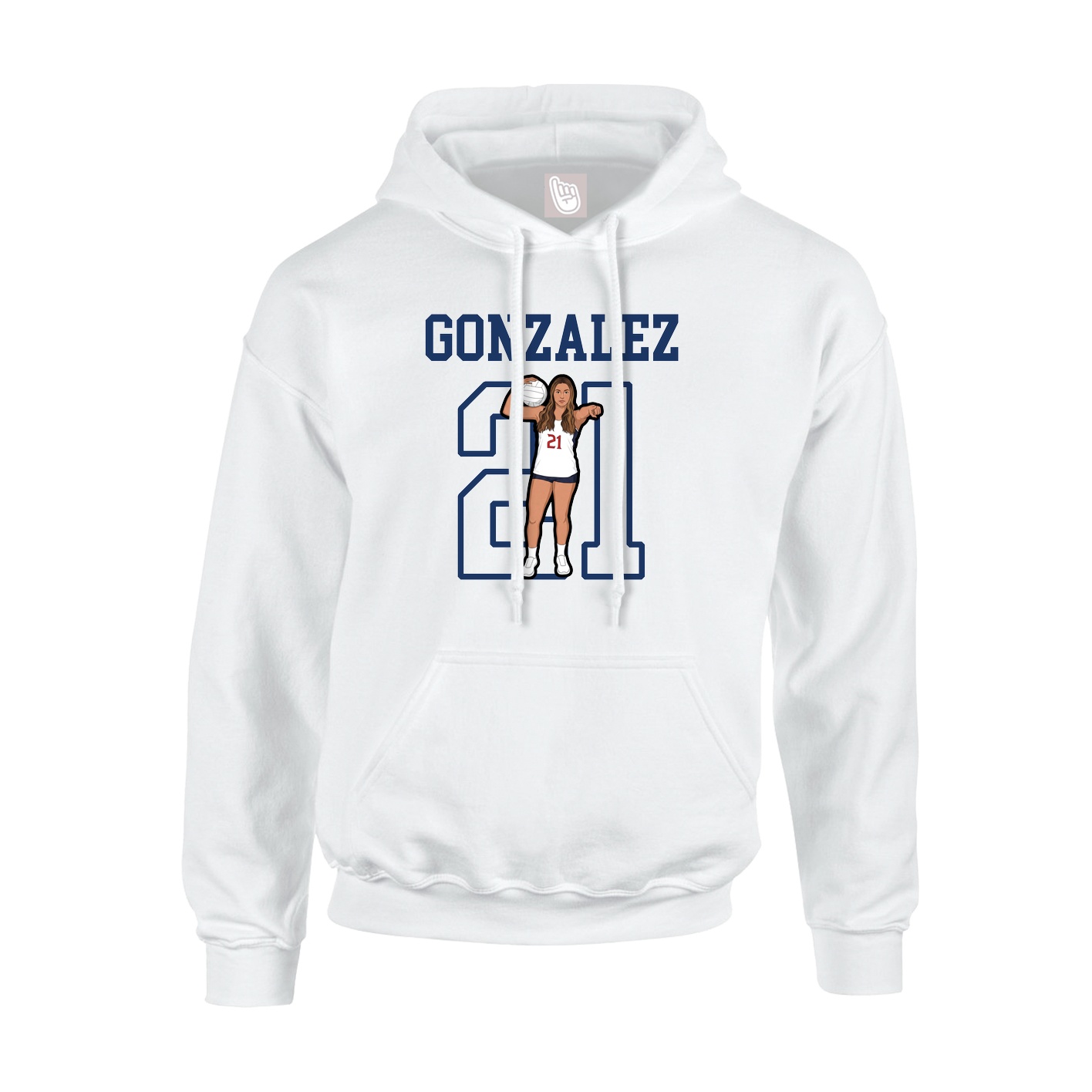 Youth Hoodie — Shirsey in White