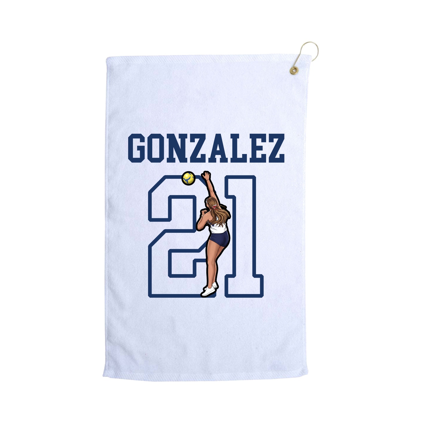 Golf Towel — Shirsey in White