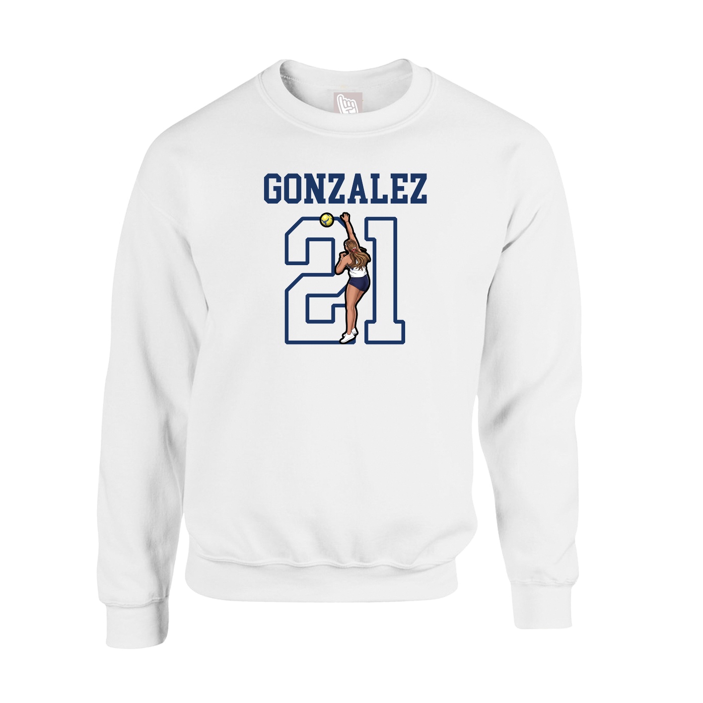 Fleece Crew — Shirsey in White
