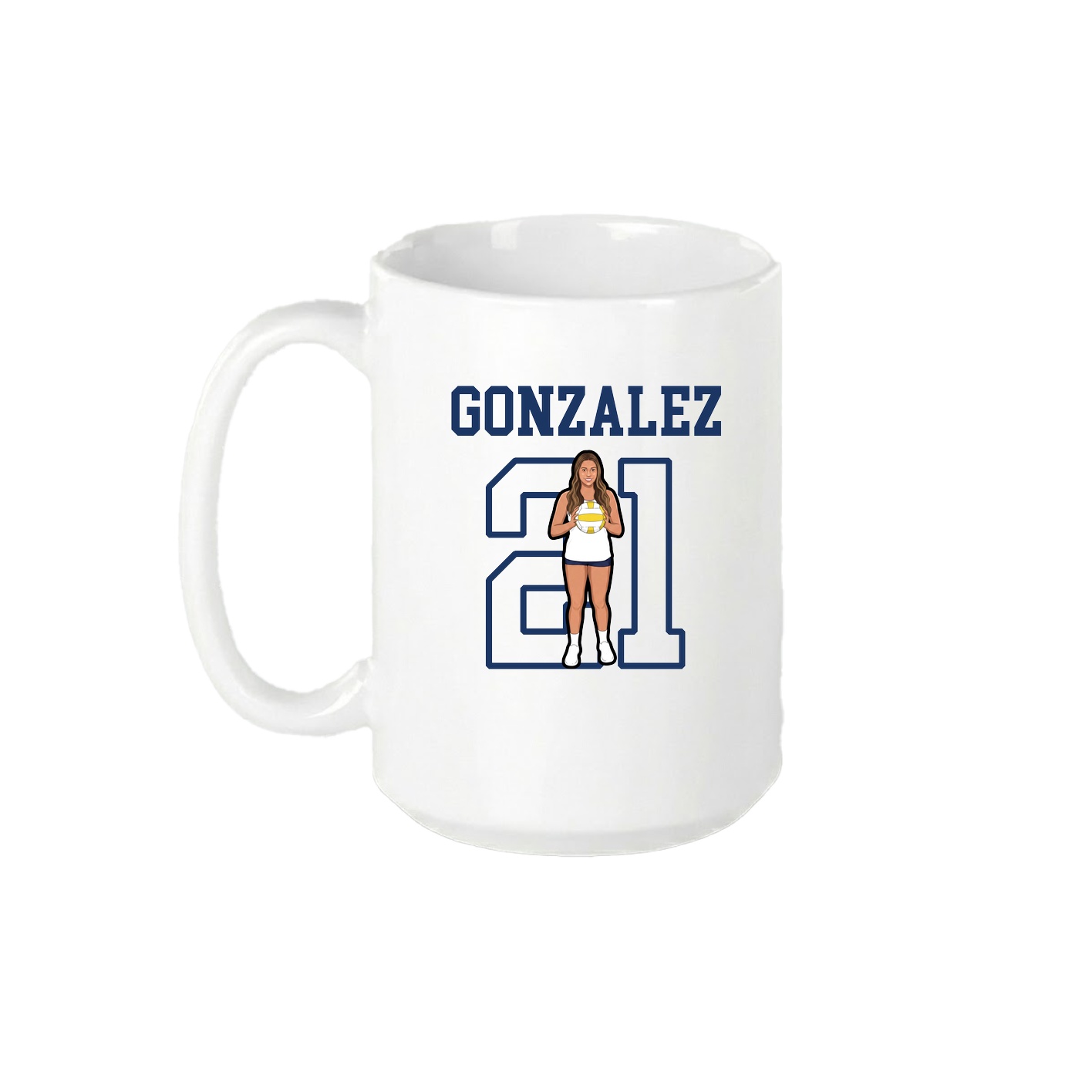 15oz Coffee Mug — Shirsey in White