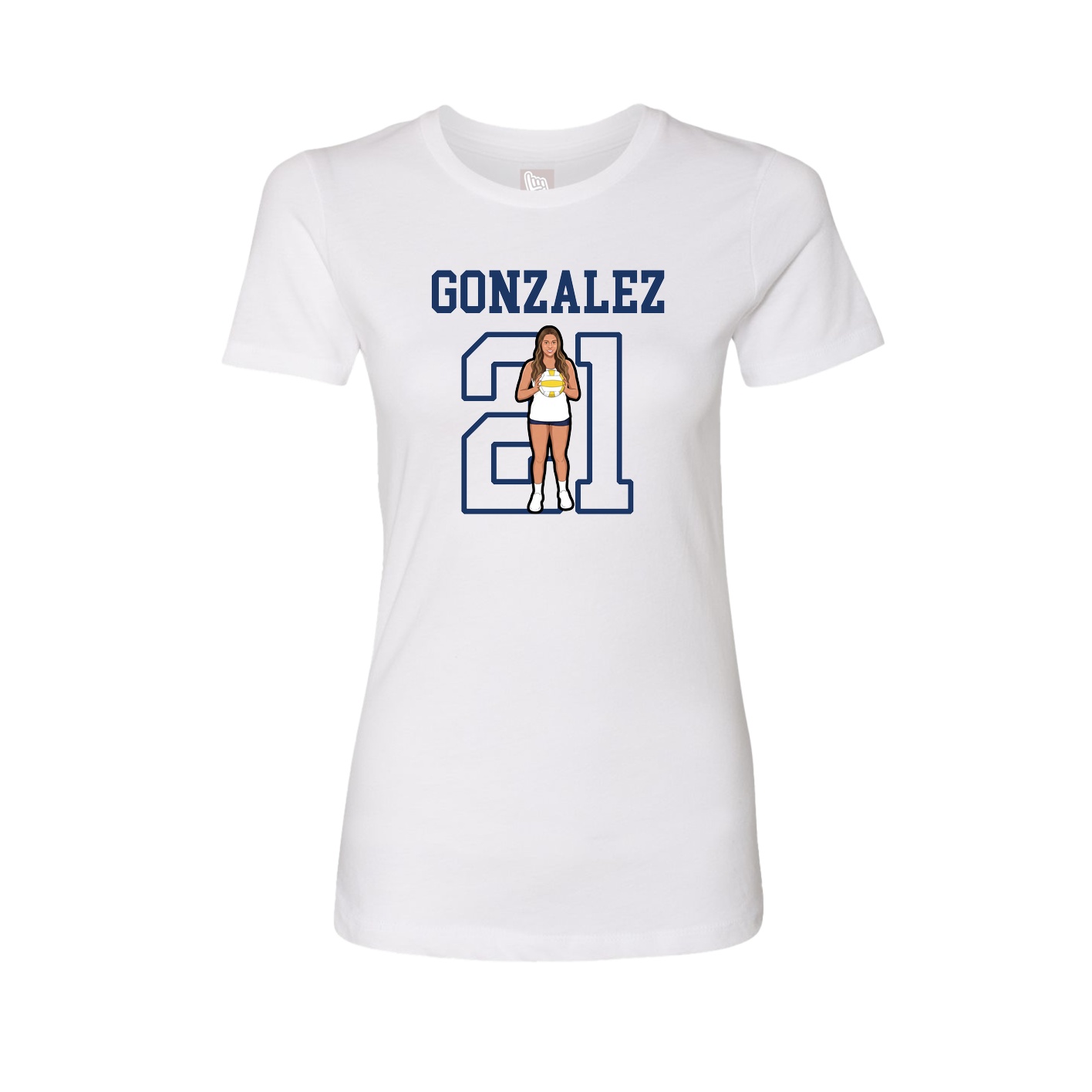 Fitted Women's Tee — Shirsey in White