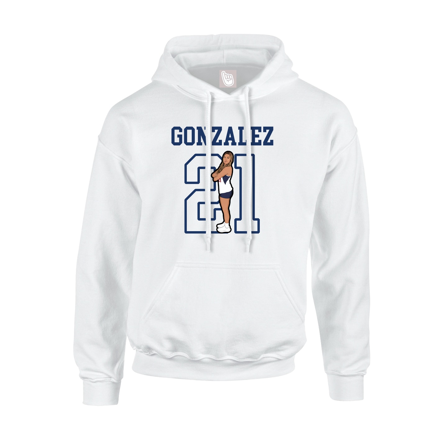 Youth Hoodie — Shirsey in White