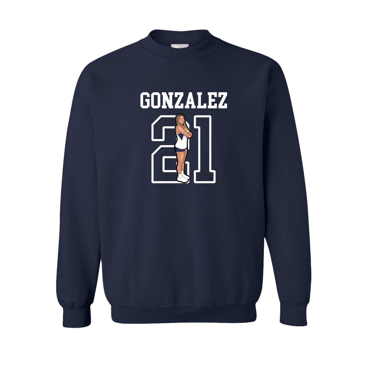 Fleece Crew — Shirsey in Navy
