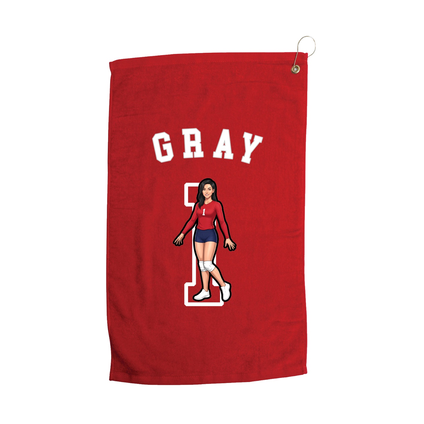 Golf Towel — Shirsey Arch in Red