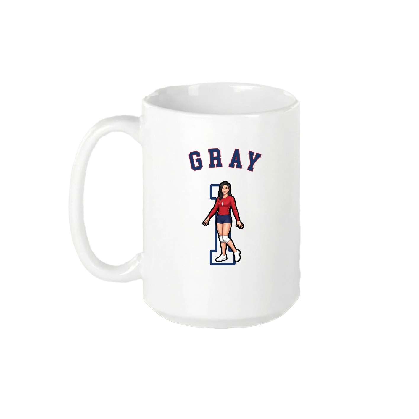 15oz Coffee Mug — Shirsey Arch in White