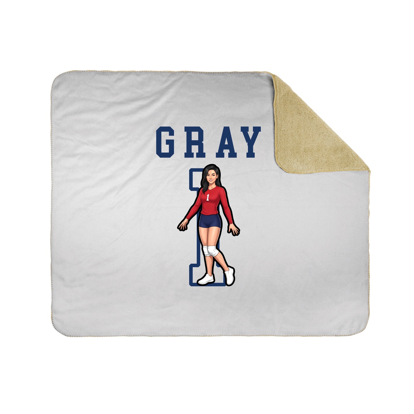 Throw Blanket — Shirsey in White