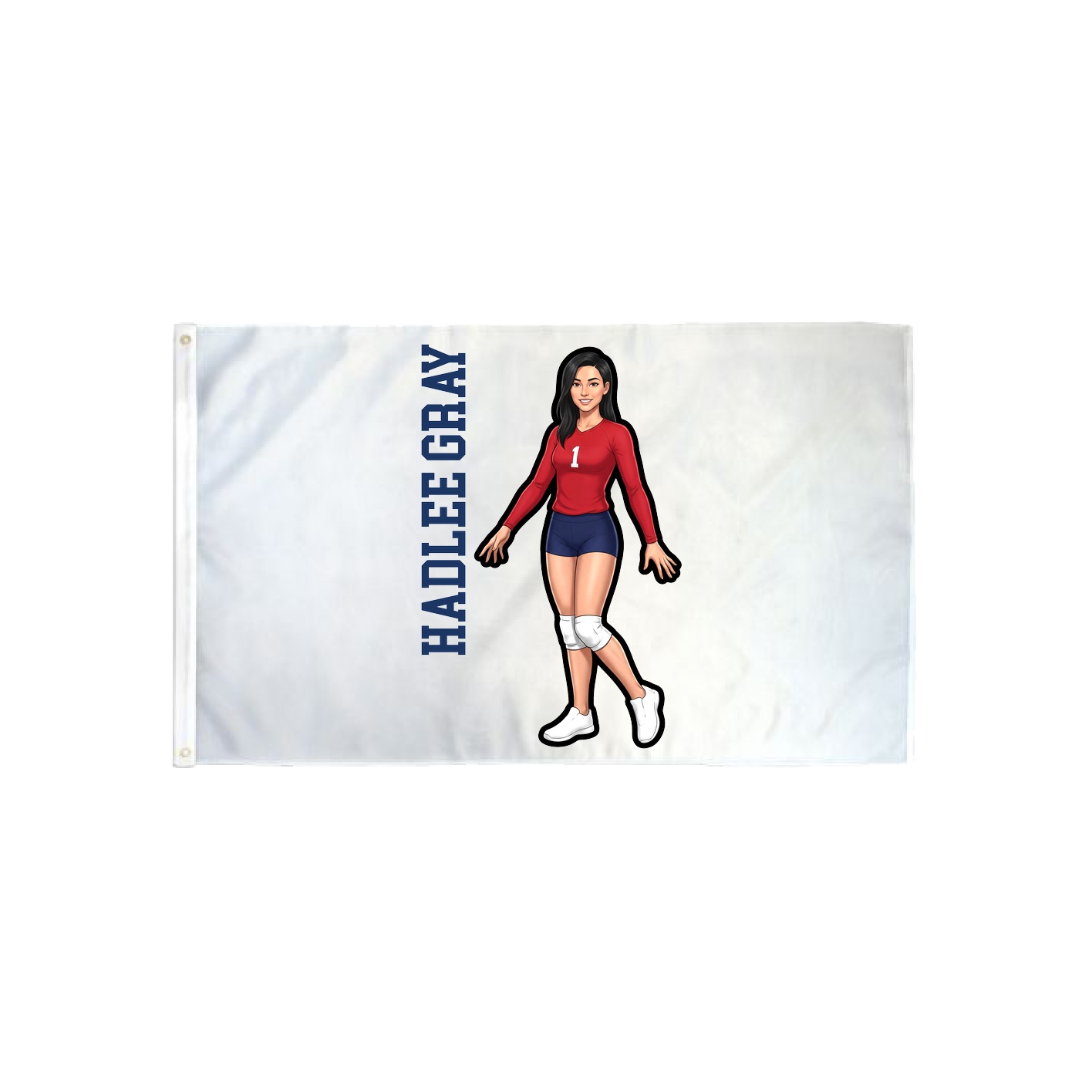3x5 Flag — Name Vertical in Classic