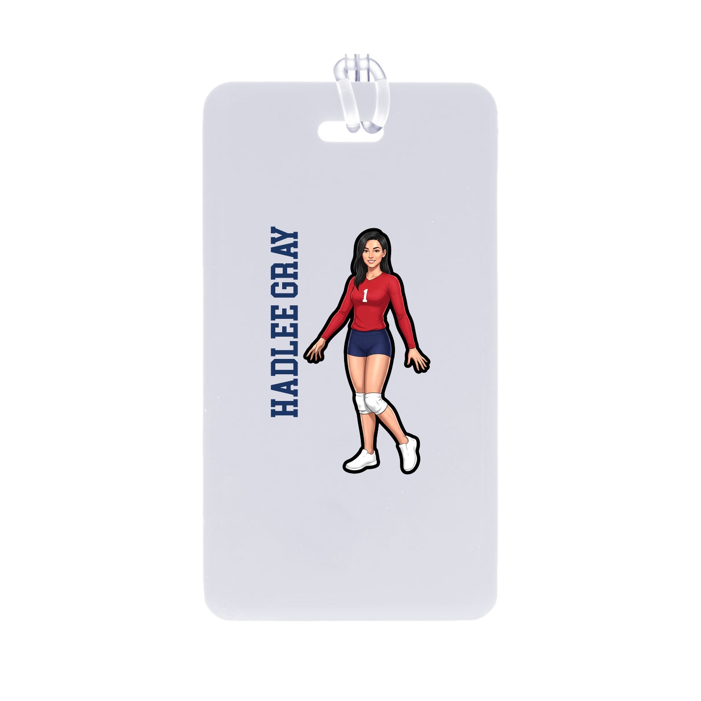 Bag Tag — Name Vertical in Classic