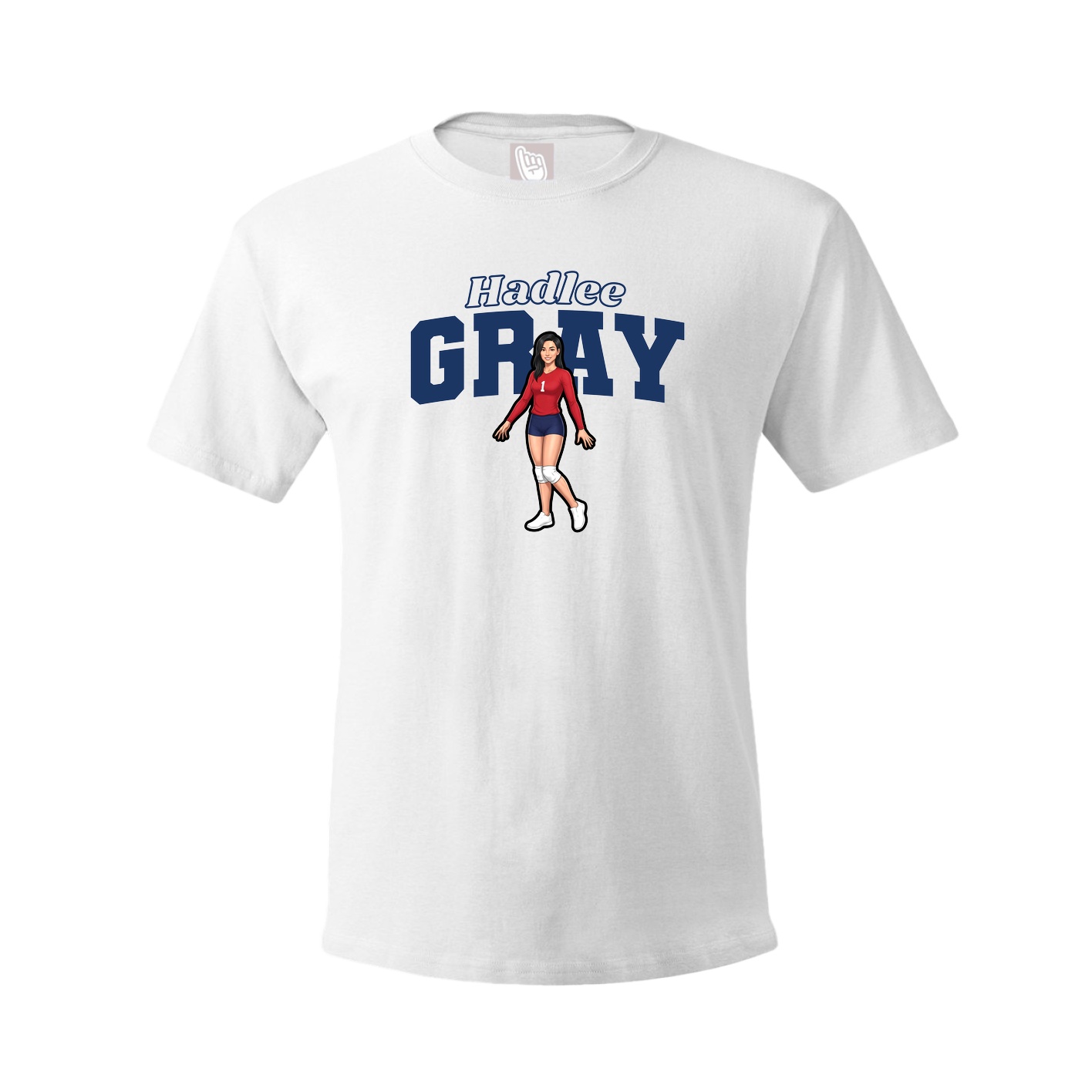 Tee — Name Arch in White