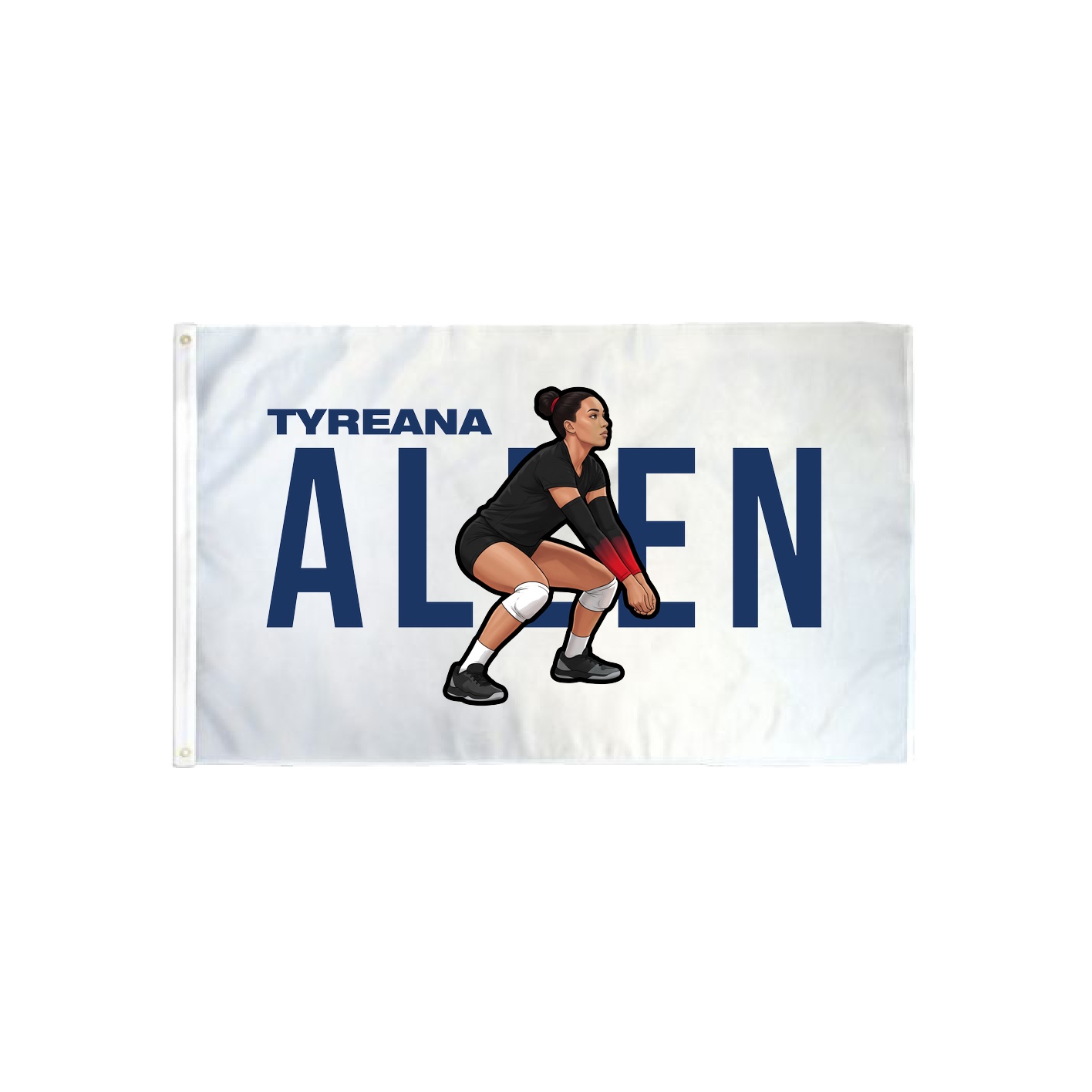 3x5 Flag — Player Name in Classic