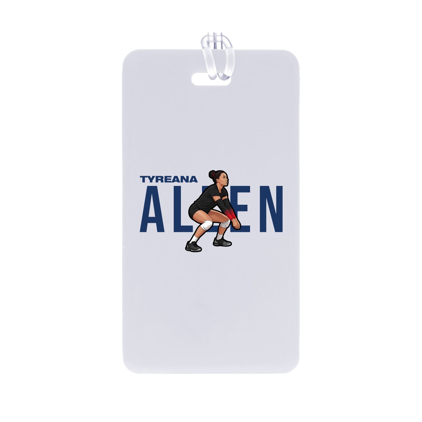 Bag Tag — Player Name in Classic