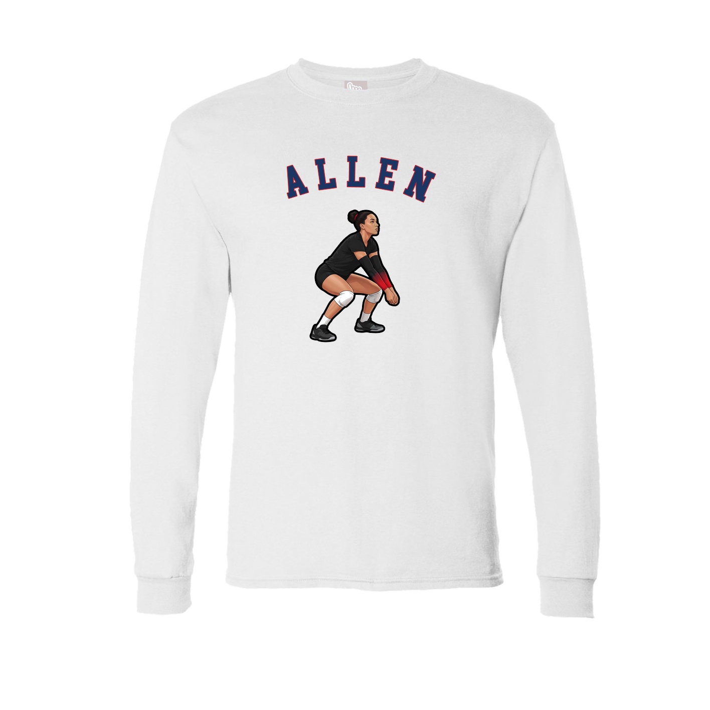 Long Sleeve Tee — Shirsey Arch in White
