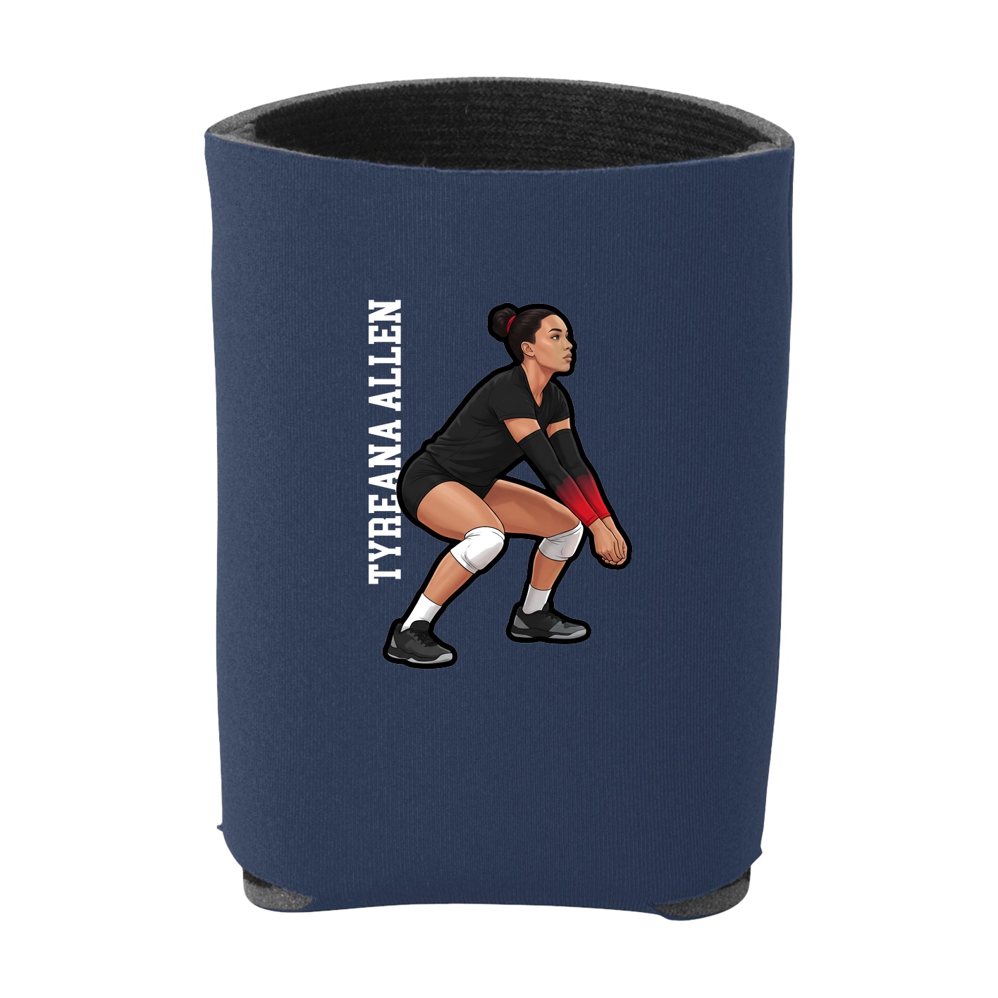 Can Holder — Name Vertical in Navy