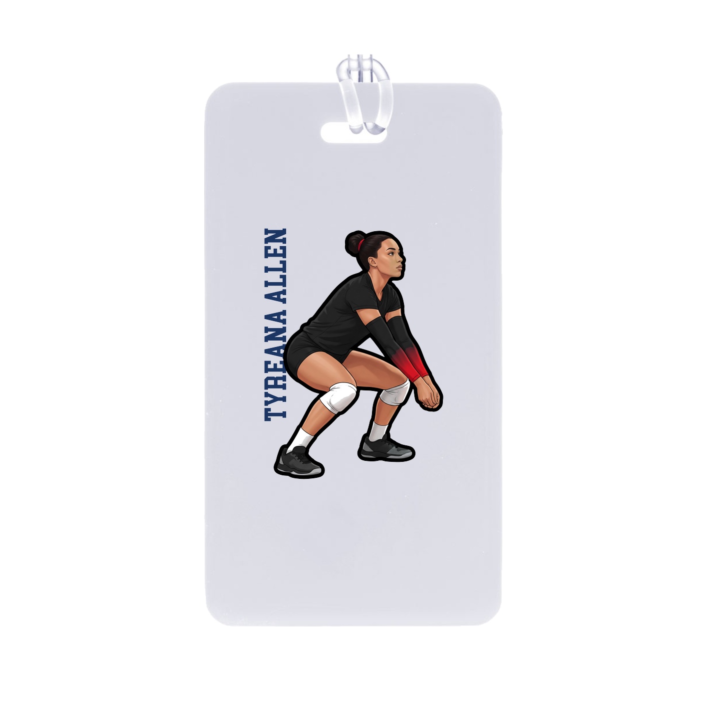 Bag Tag — Name Vertical in Classic