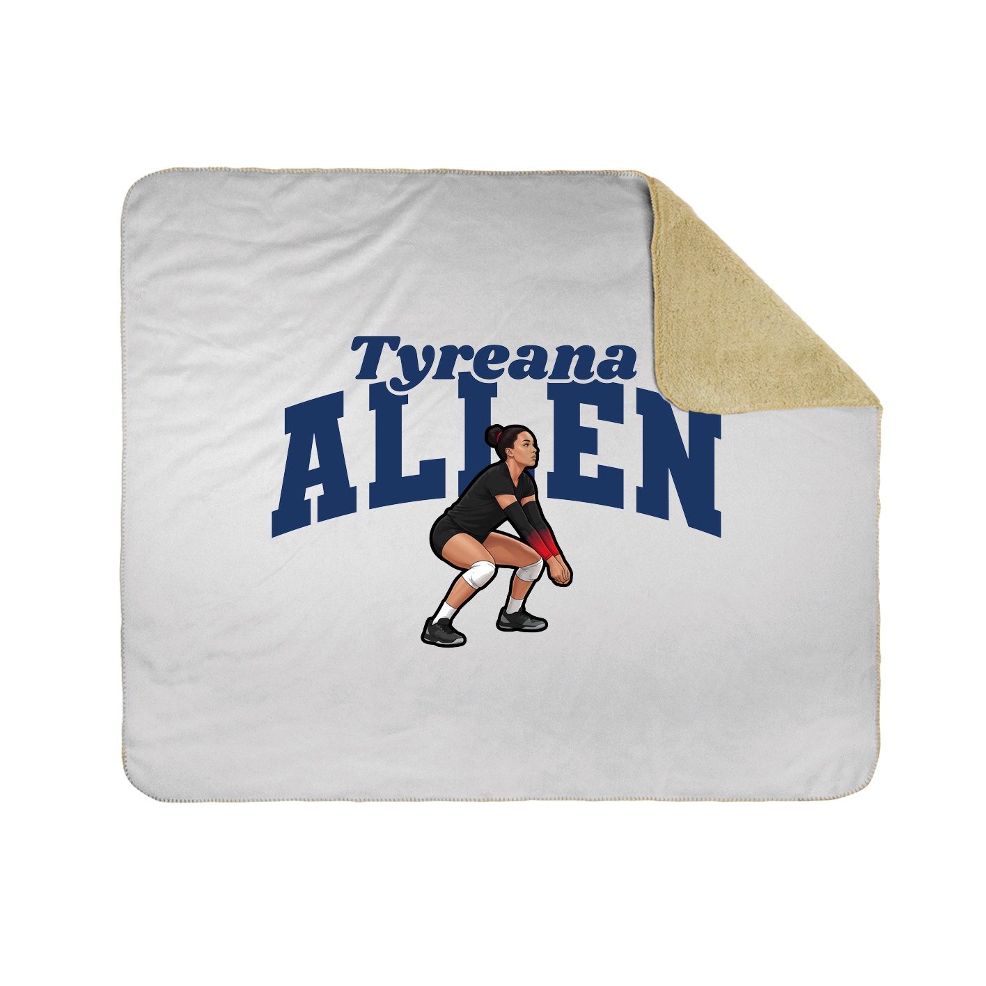 Throw Blanket — Signature Arch in White