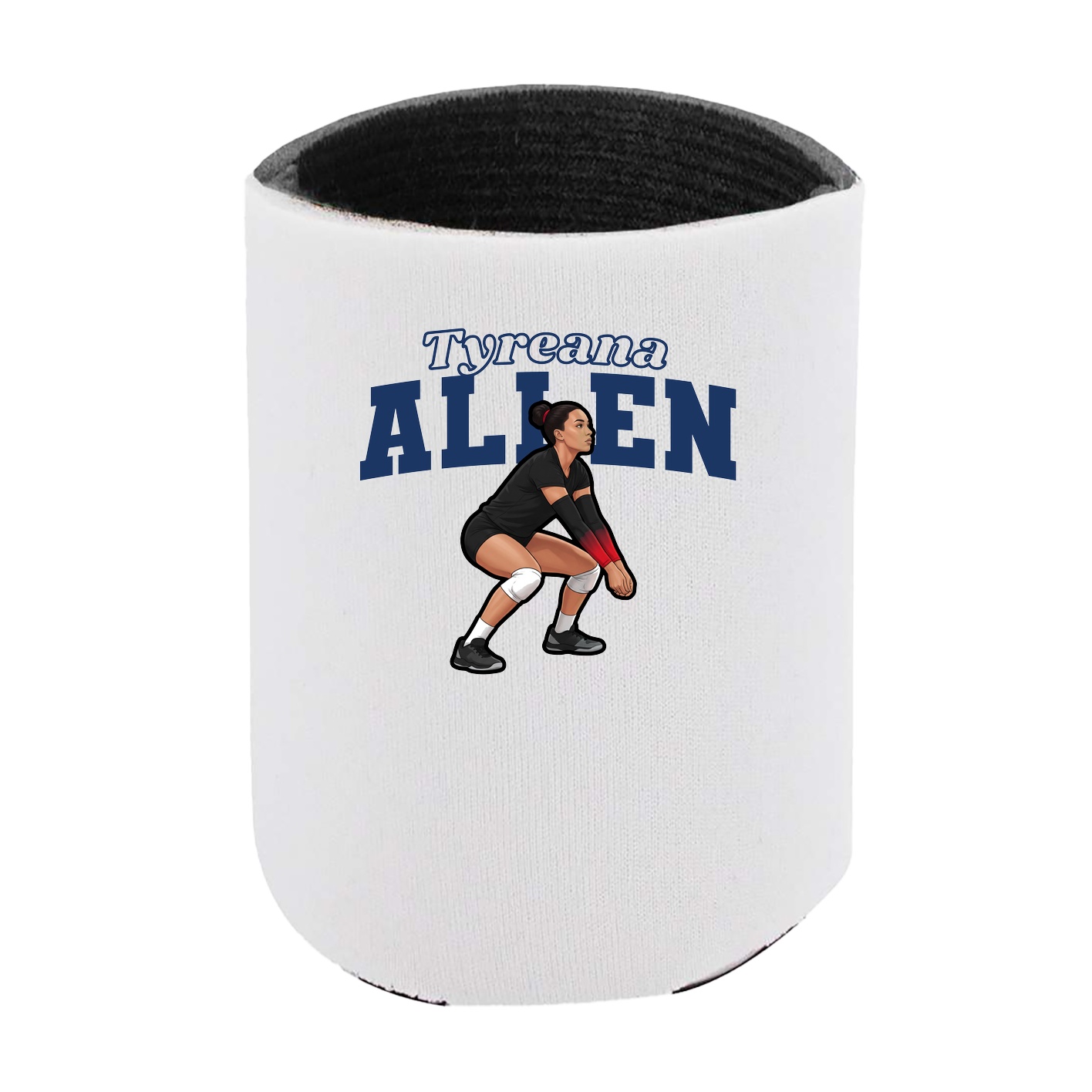 Can Holder — Name Arch in White