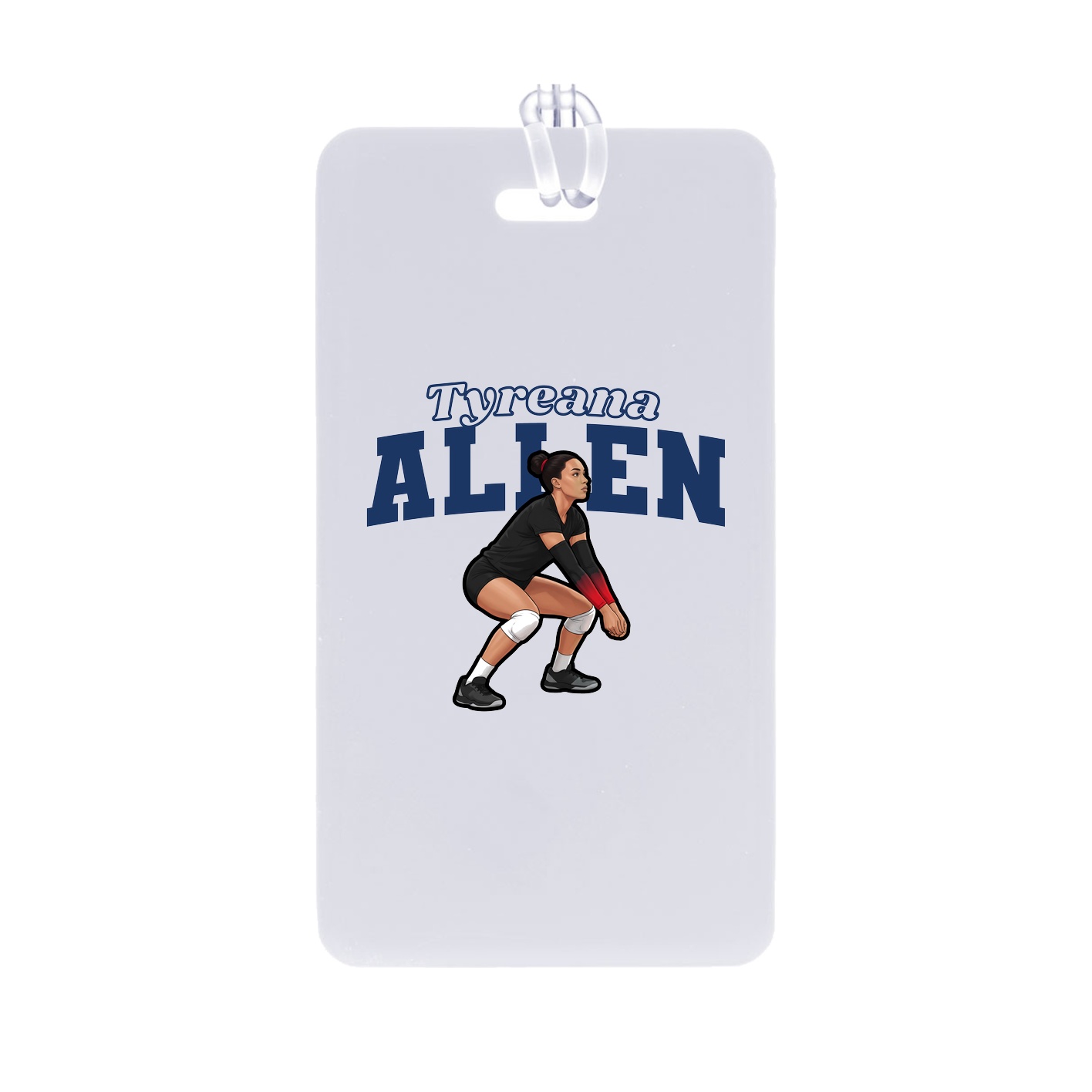 Bag Tag — Name Arch in Classic