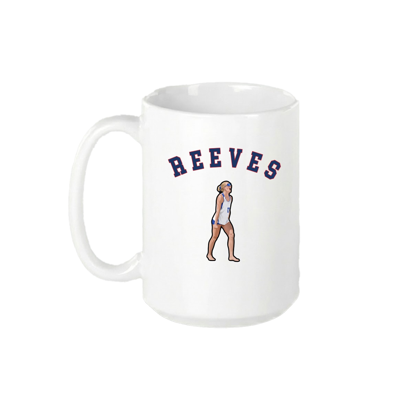 15oz Coffee Mug — Shirsey Arch in White