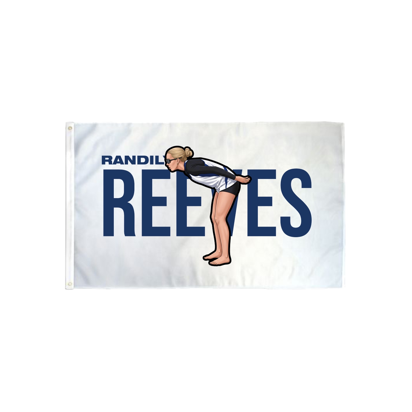 3x5 Flag — Player Name in Classic