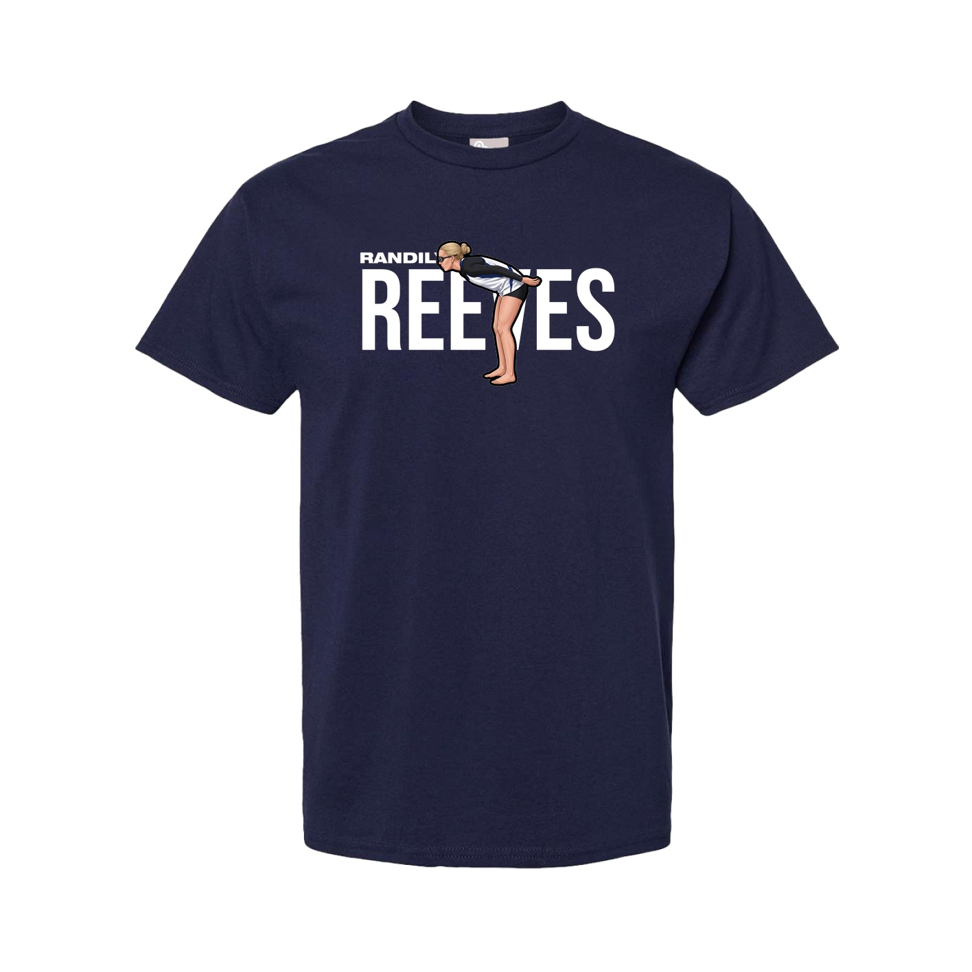 Tee — Player Name in Navy