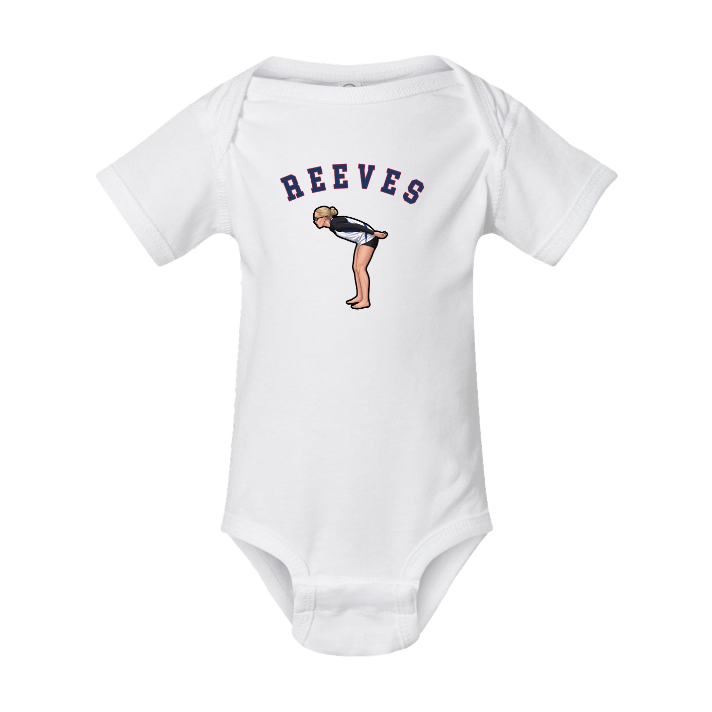 Baby Onesie — Shirsey Arch in White