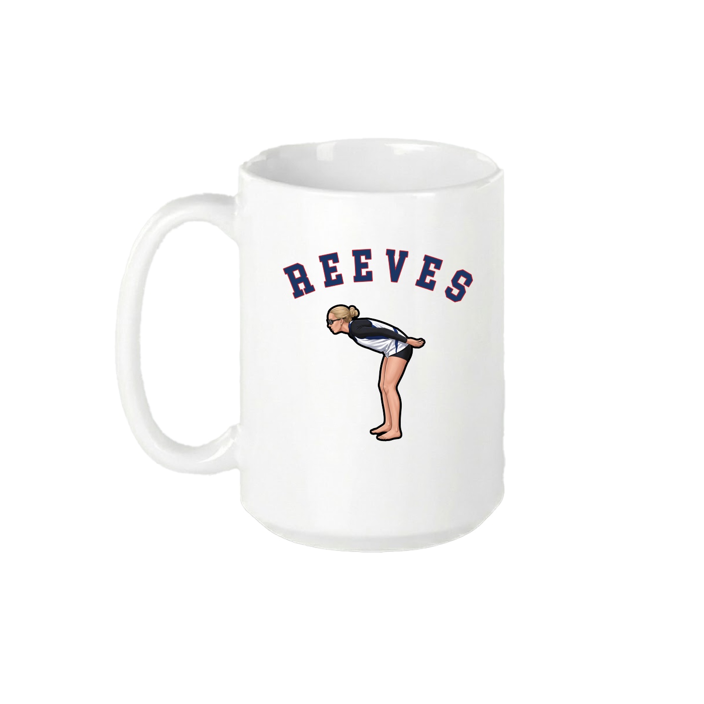 15oz Coffee Mug — Shirsey Arch in White