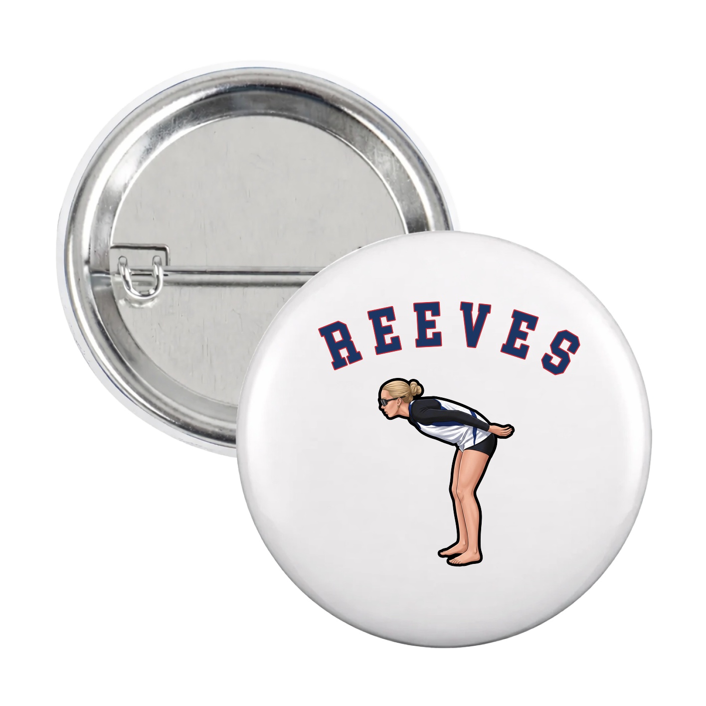 Game Day Button — Shirsey Arch in White