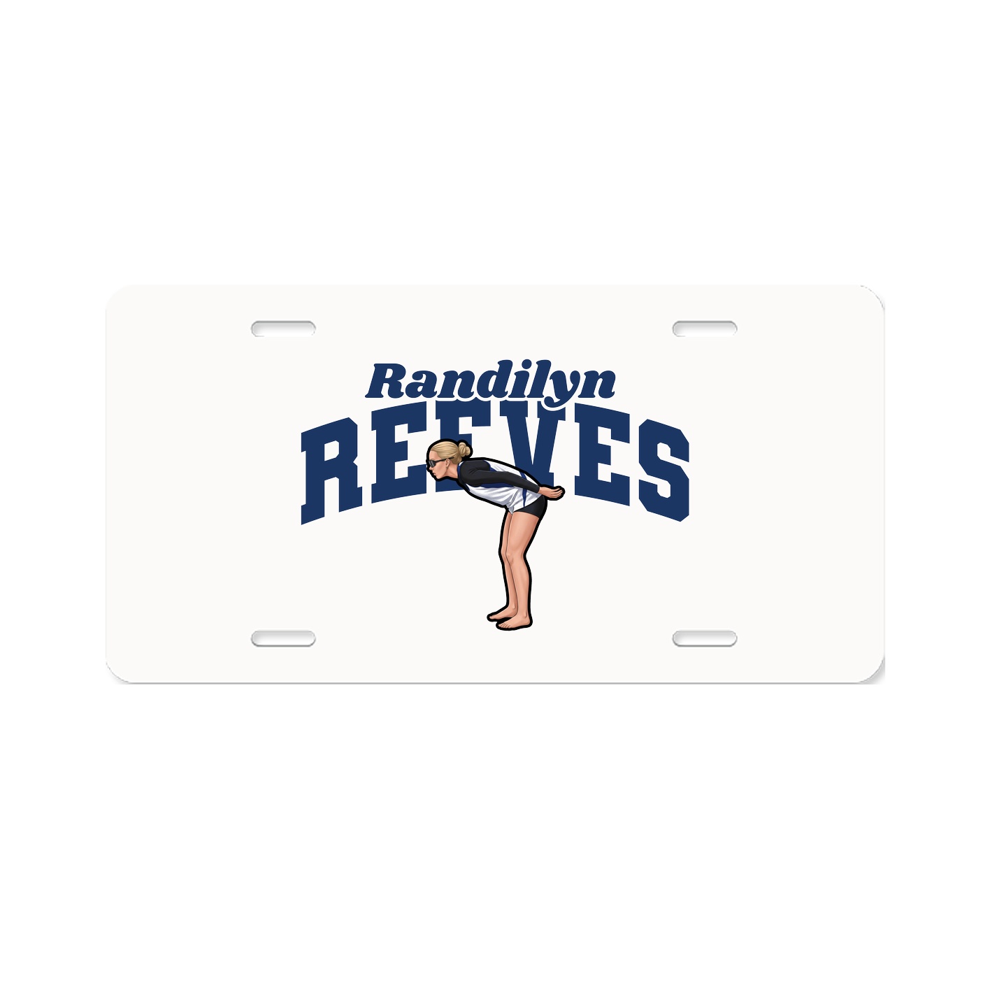 License Plate — Signature Arch in Classic