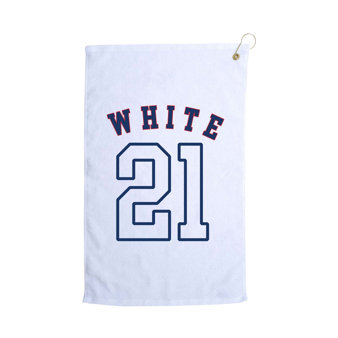 Golf Towel — Shirsey Arch in White