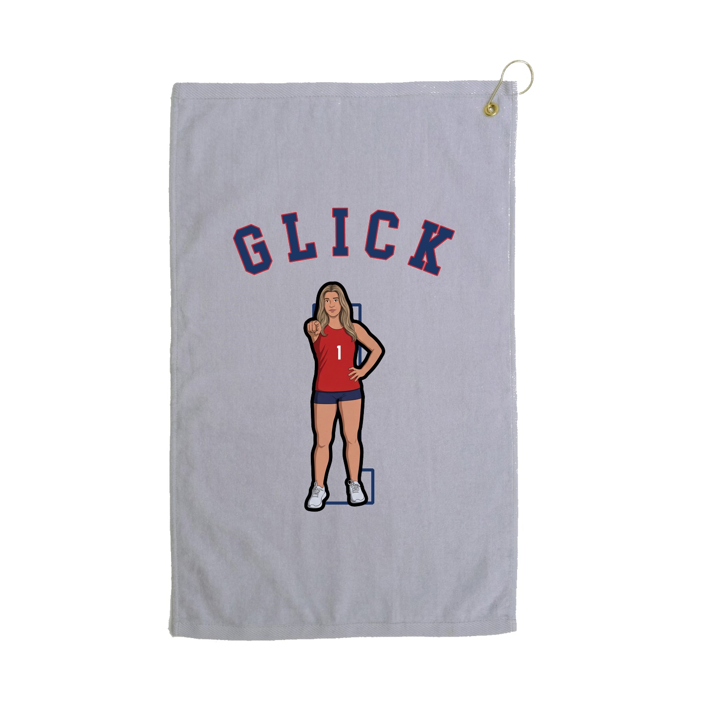 Golf Towel — Shirsey Arch in Grey