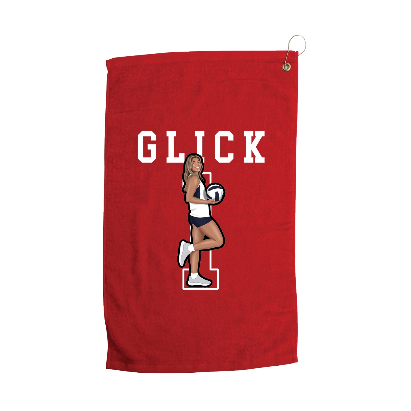 Golf Towel — Shirsey in Red