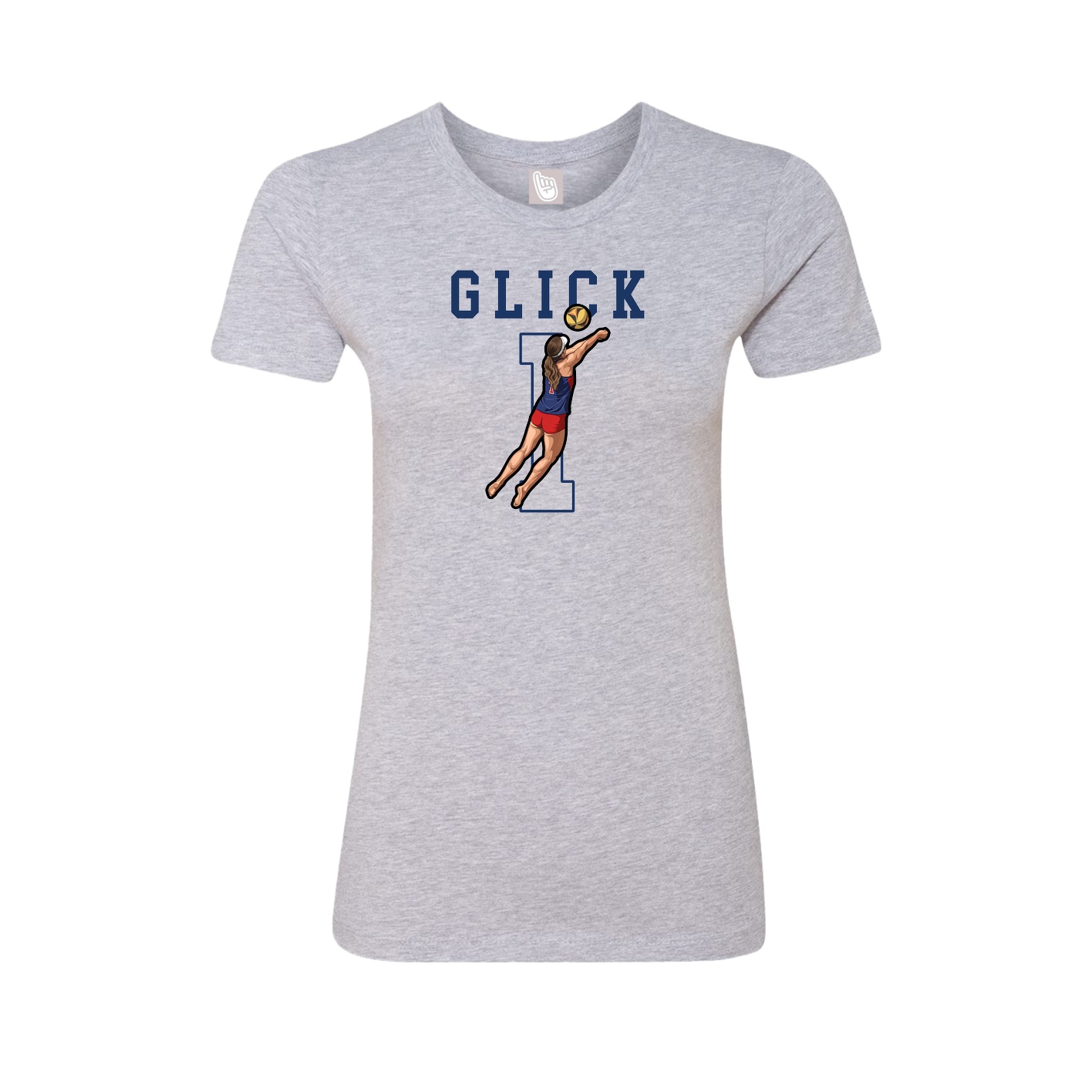 Fitted Women's Tee — Shirsey in Grey