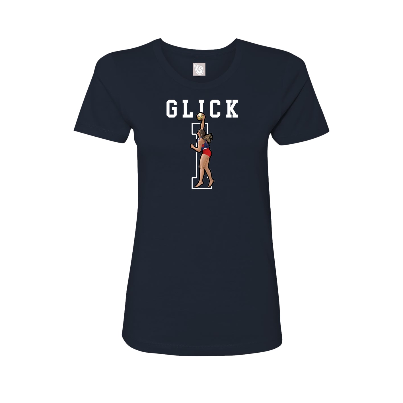 Fitted Women's Tee — Shirsey in Navy