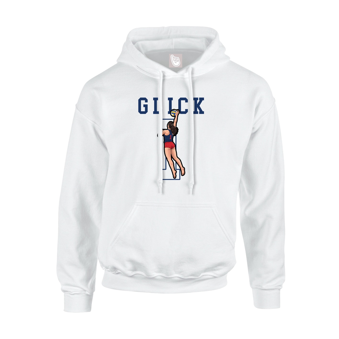 Hoodie — Shirsey in White