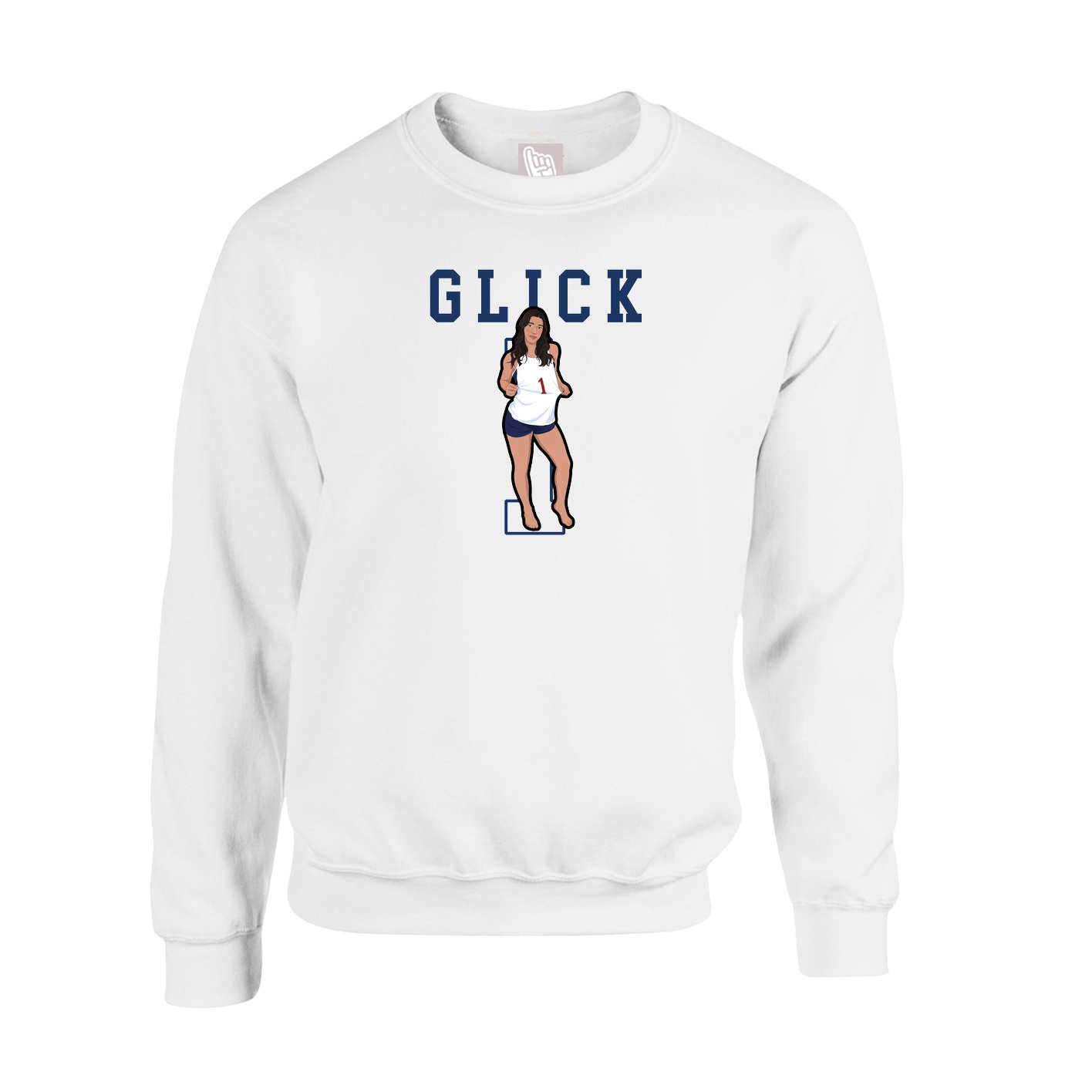 Fleece Crew — Shirsey in White