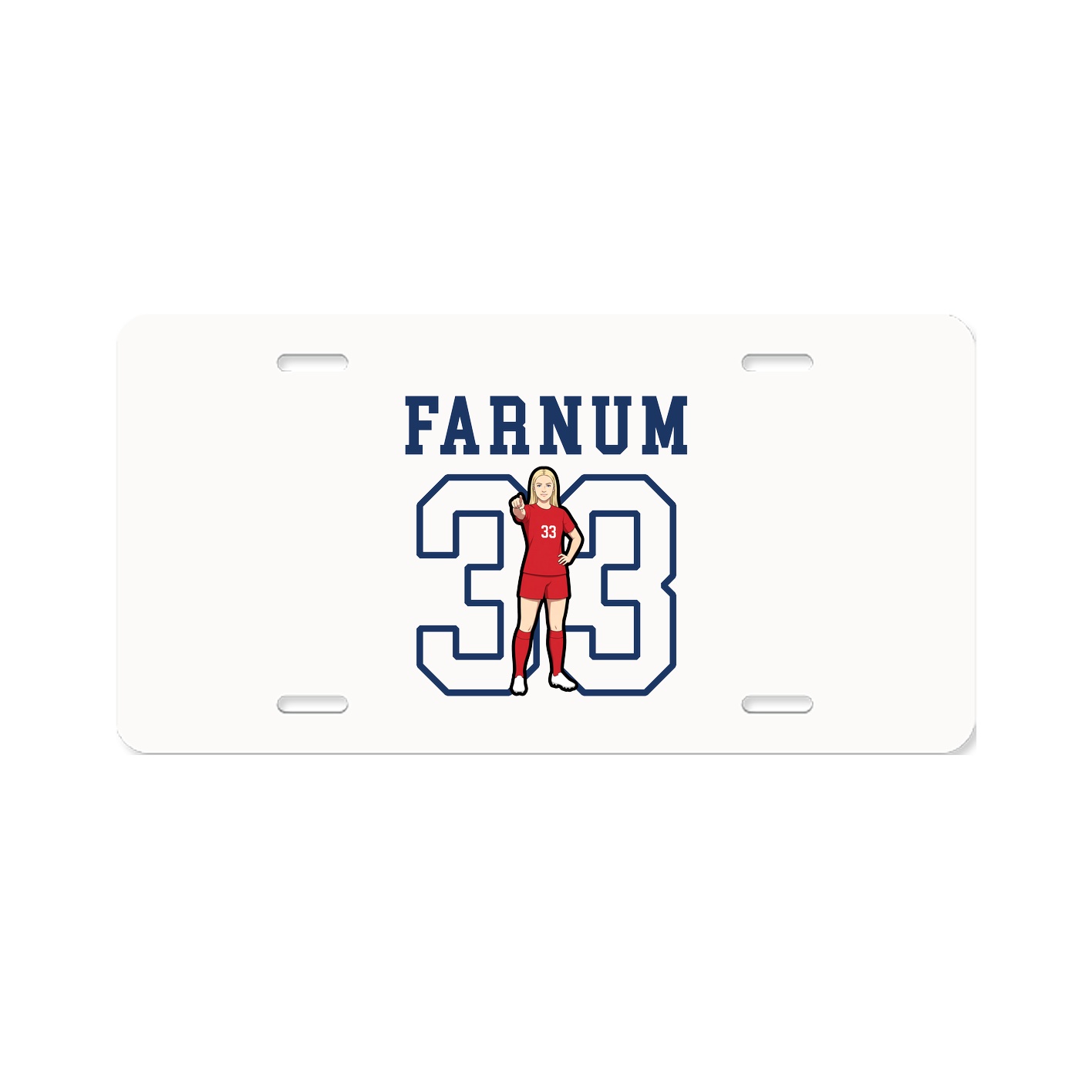 License Plate — Shirsey in Classic