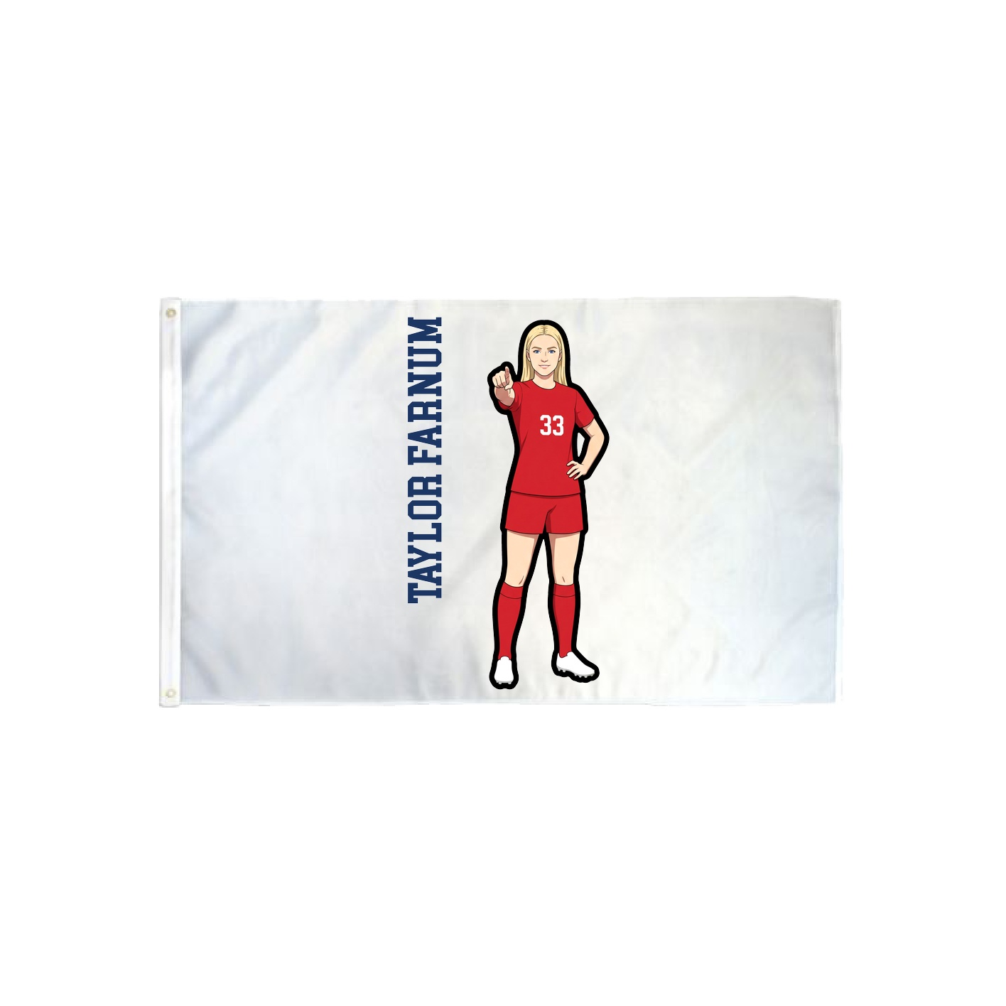 3x5 Flag — Name Vertical in Classic