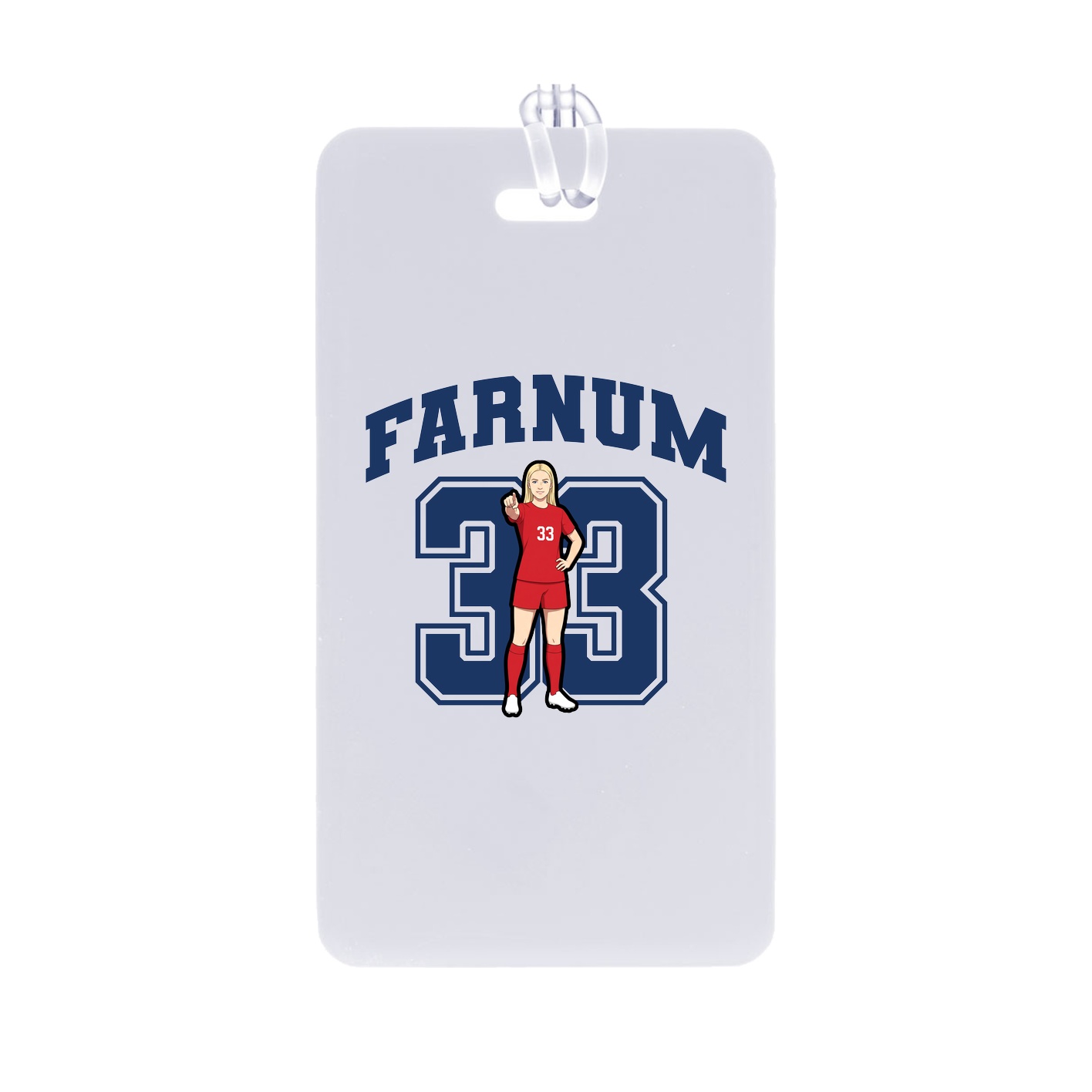 Bag Tag — Number in Classic