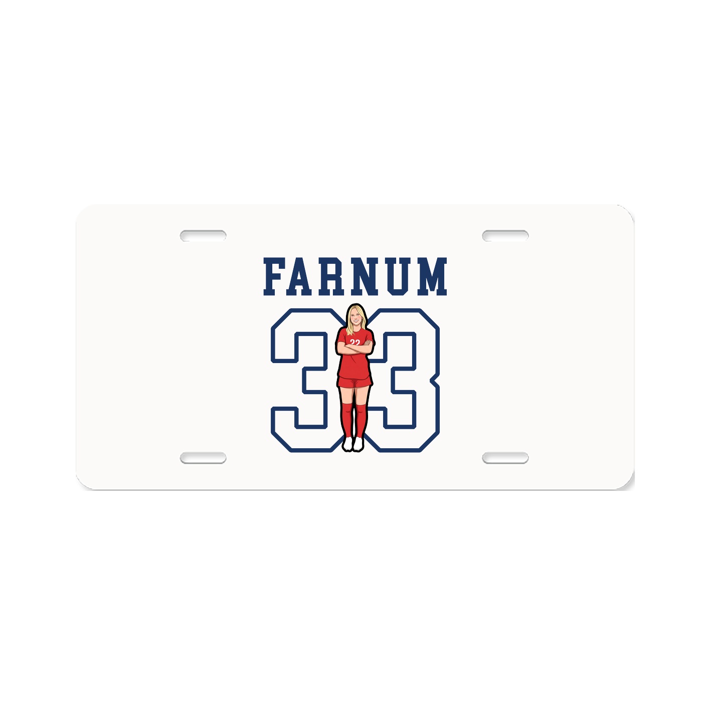 License Plate — Shirsey in Classic