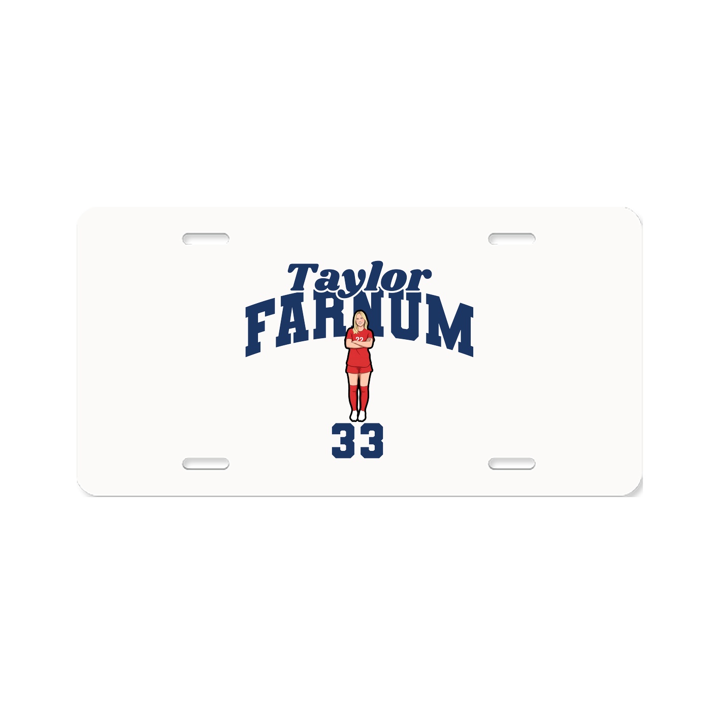 License Plate — Signature Arch in Classic