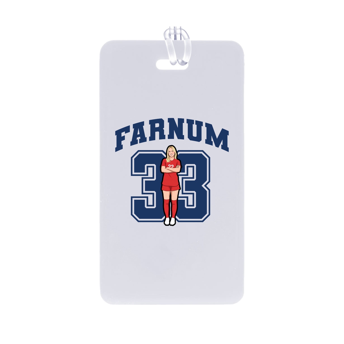 Bag Tag — Number in Classic