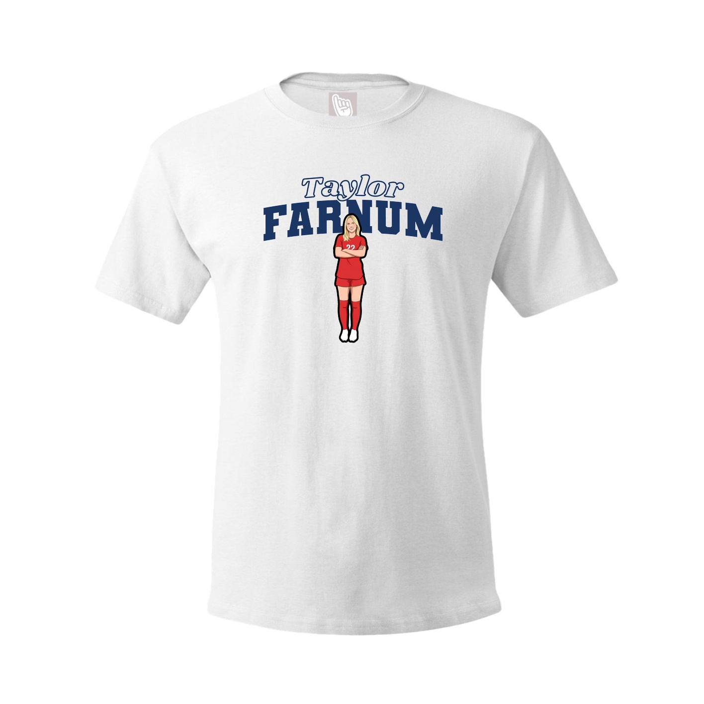 Tee — Name Arch in White