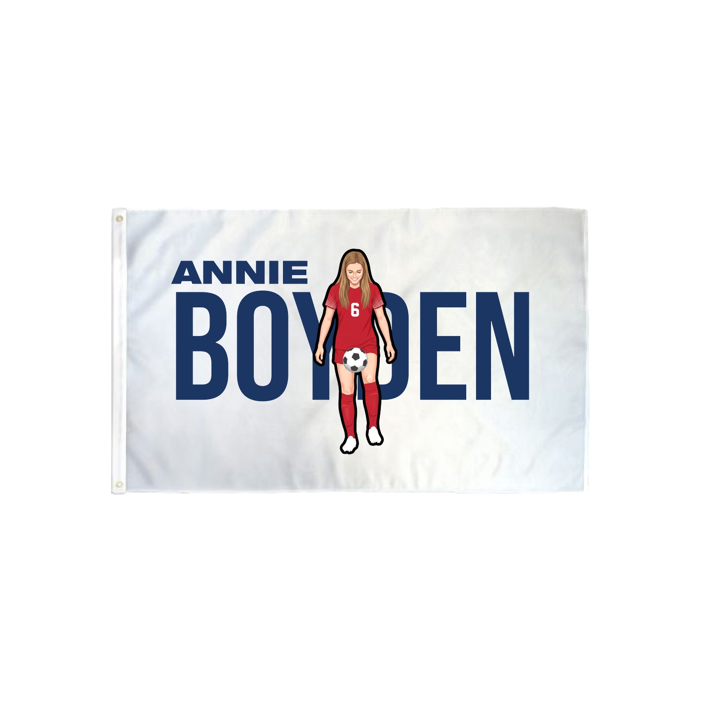3x5 Flag — Player Name in Classic