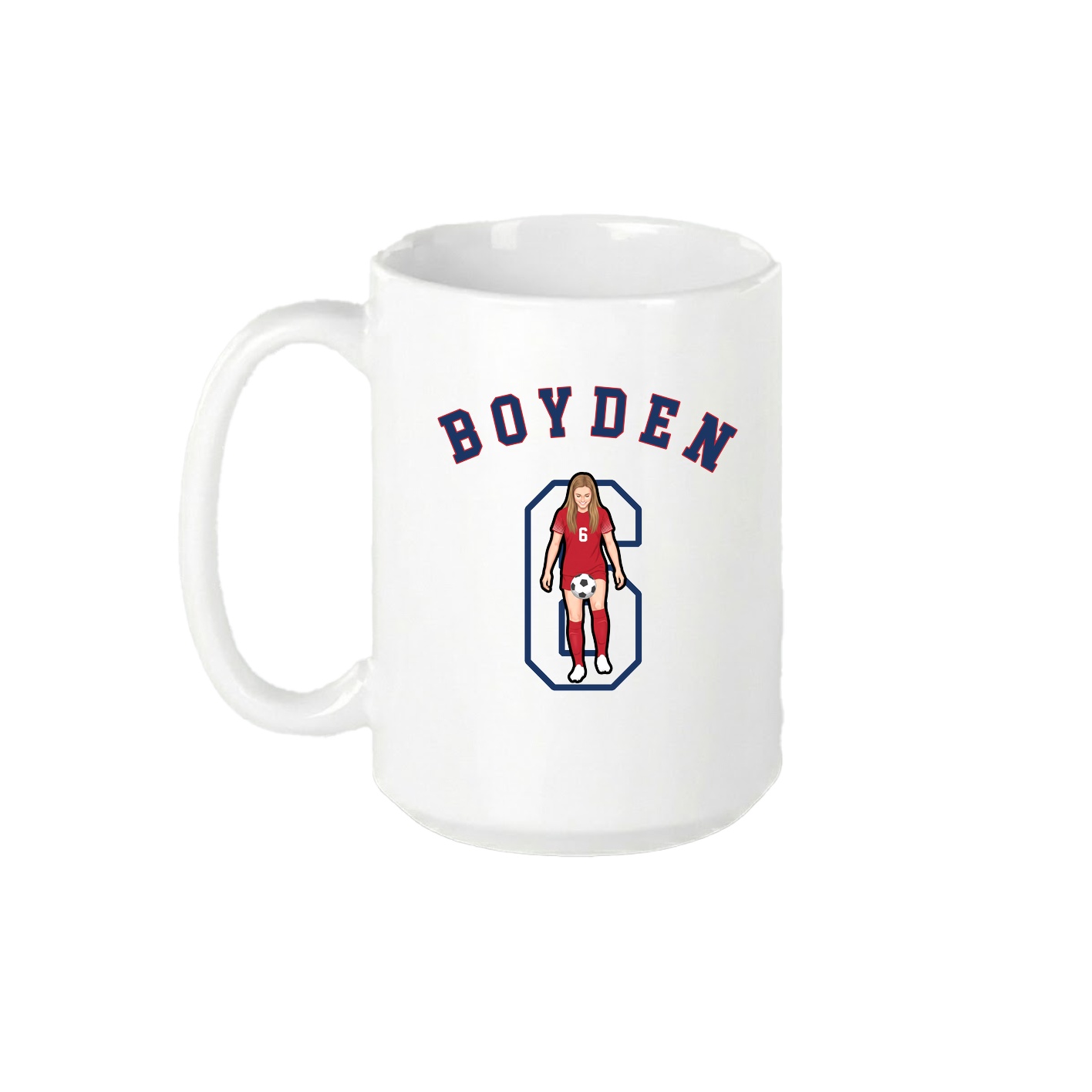 15oz Coffee Mug — Shirsey Arch in White