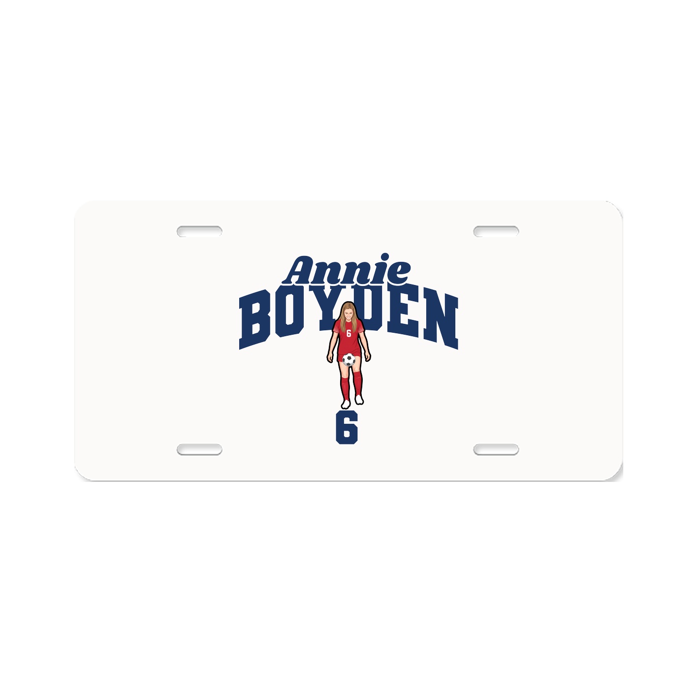 License Plate — Signature Arch in Classic