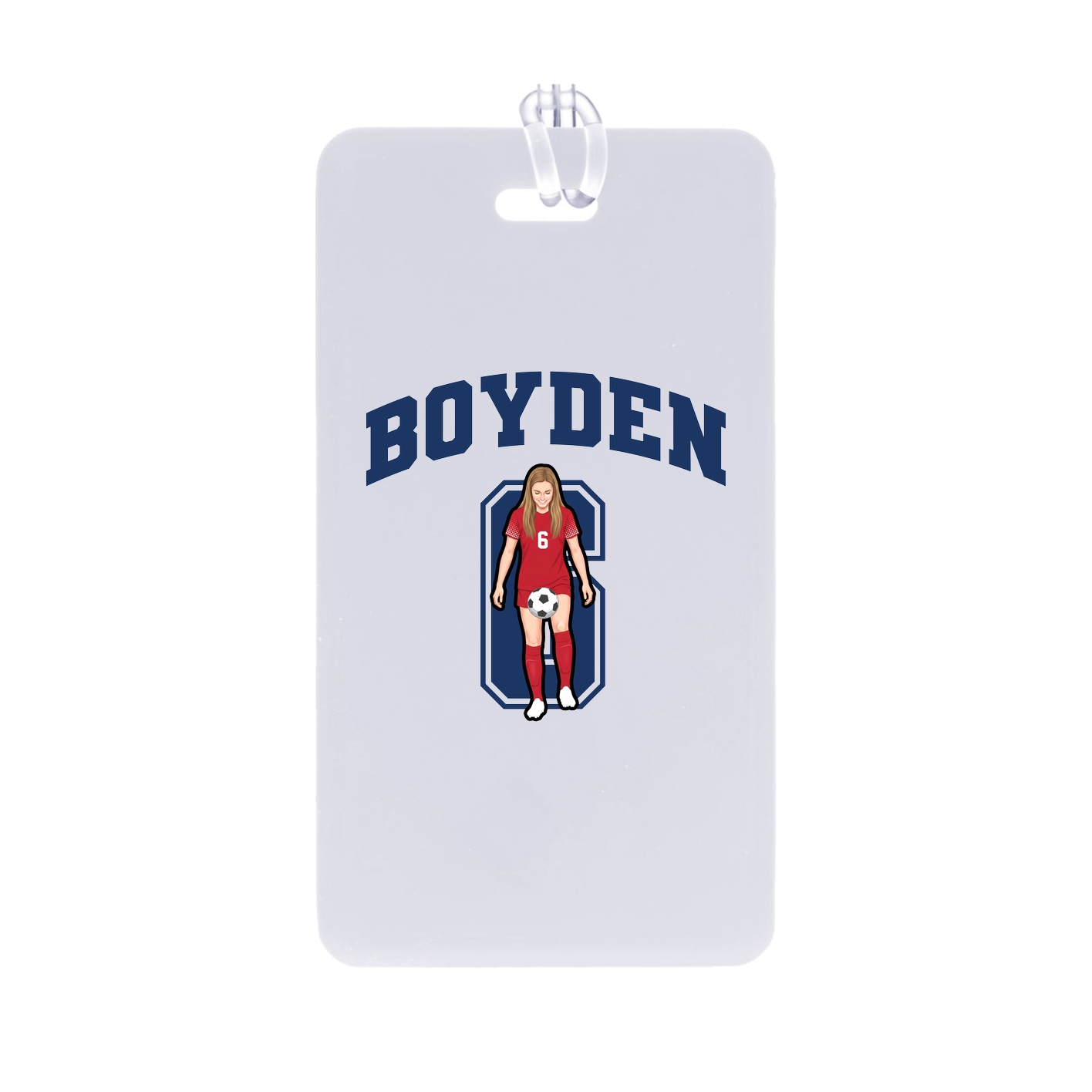 Bag Tag — Number in Classic