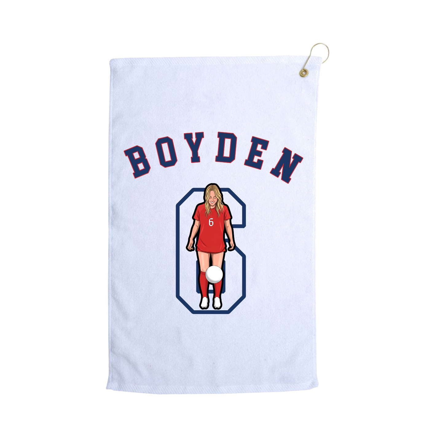 Golf Towel — Shirsey Arch in White