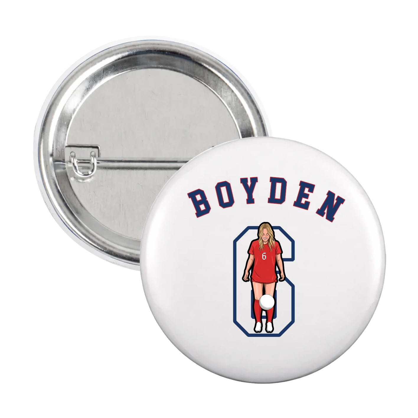 Game Day Button — Shirsey Arch in White